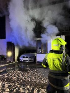 Garagenbrand in Villach